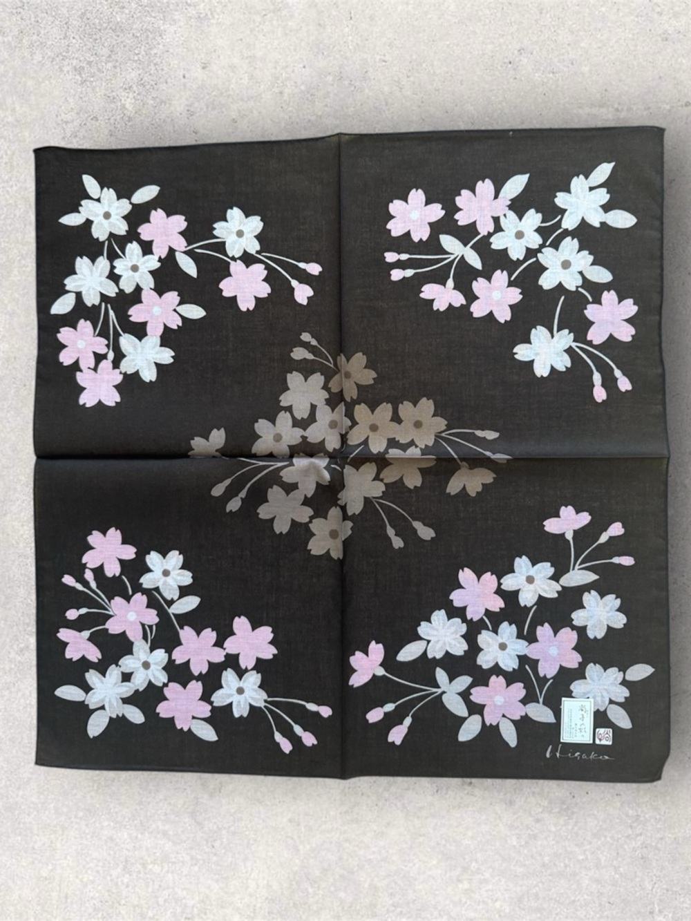New Japanese Handkerchief/Wrapping Cloth/Mini Scarf/Bandana/Hair/Handbag Tie